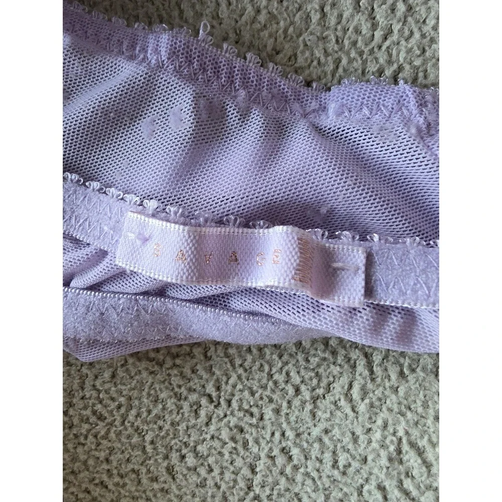 Savage X Fenty Bralette Lavender Sleeveless Scoop Neck Lingerie Top